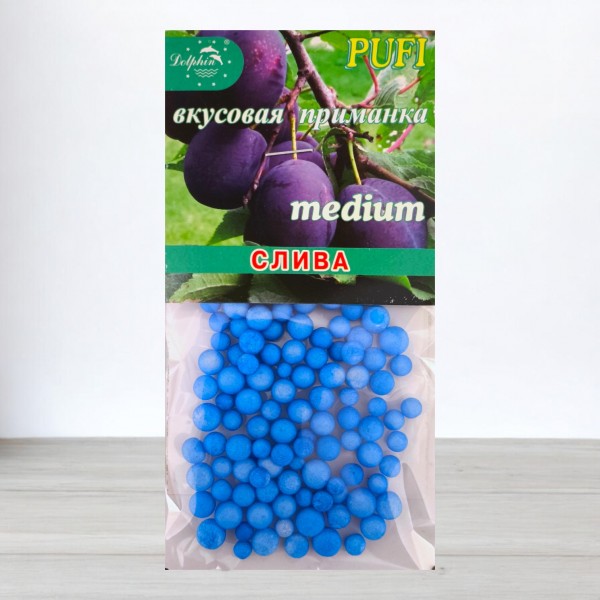 Пінопластова наживка Dolphin Pufi Міді, 6мм, Слива